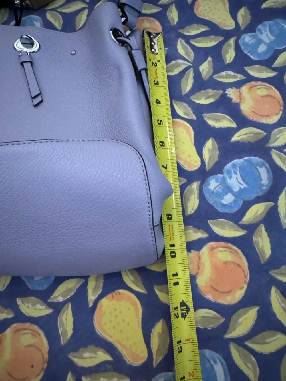 kate spade lavender pebbled leather shoulder bag - Picture 10 of 12